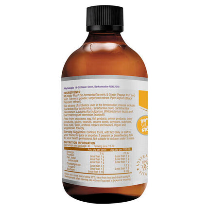 Henry Blooms Bio-Fermented Turmeric With Ginger And Black Peppera 500mL