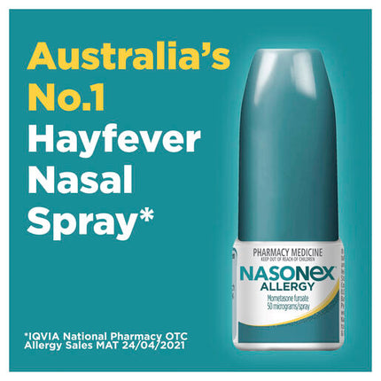 Nasonex Allergy 24 Hour Nasal Spray Twin Pack 2 x 140 Sprays