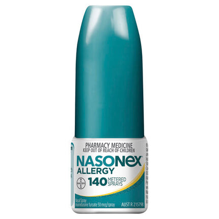 Nasonex Allergy 24 Hour Nasal Spray Twin Pack 2 x 140 Sprays