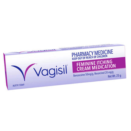 Vagisil Feminine Itching Cream Medication 25g