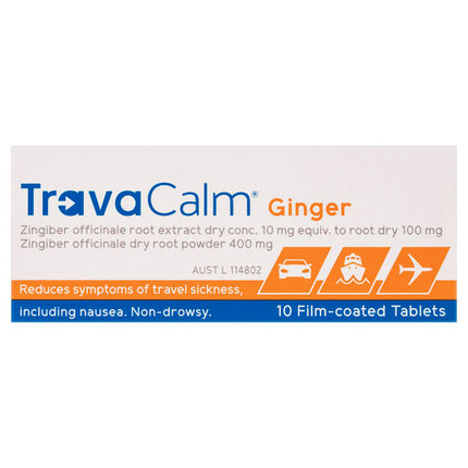 TravaCalm Natural 10 Tablets
