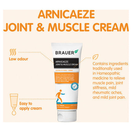 Brauer Arnicaeze Arnica Joint & Muscle Cream 100g