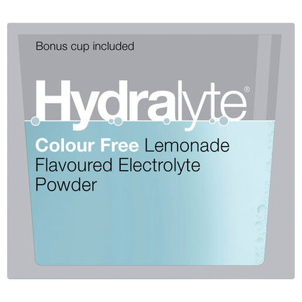 Hydralyte Electrolyte Powder Colourfree Lemonade 10 Pack