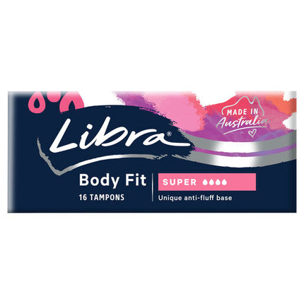 Libra Body Fit Super Tampons 16 Pack