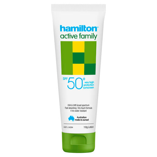 Hamilton Sun Active Family SPF50+ Lotion 110g