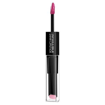 L'Oreal Infallible 2 Step Lip 121 Flawless Fuchsia