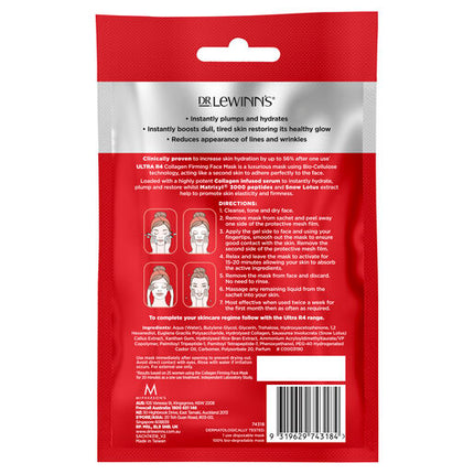 Dr. LeWinn's Plump + Lift Collagen Plumping Face Mask 1Pc