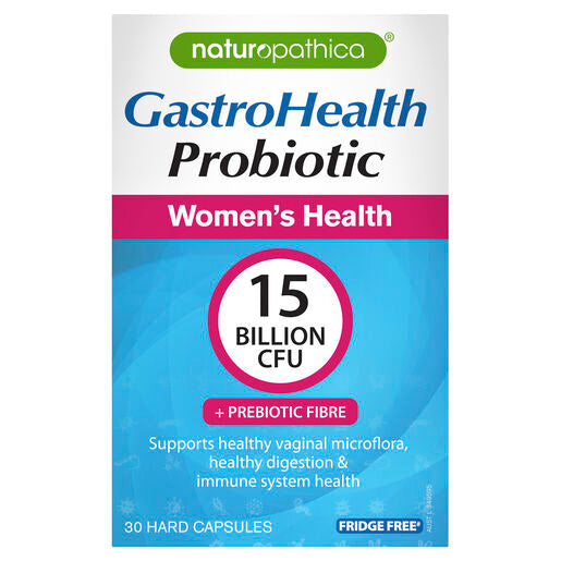 Naturopathica Gastrohealth Probiotic Womens Health 30 Capsules