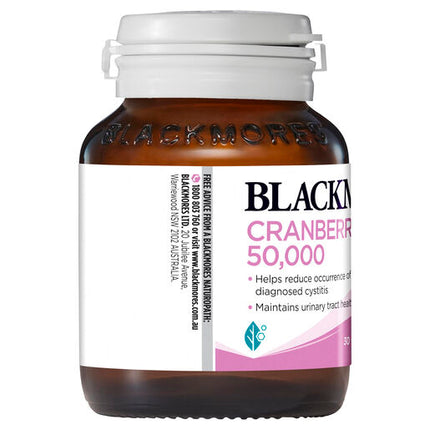 Blackmores Cranberry Forte 50000mg 30 Capsules