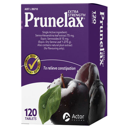 Prunelax Extra Strength Laxative 120 Tablets