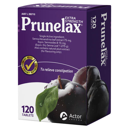 Prunelax Extra Strength Laxative 120 Tablets