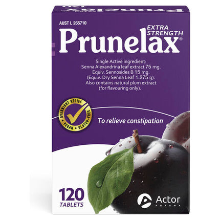 Prunelax Extra Strength Laxative 120 Tablets