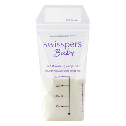 Swisspers Breast Milk Storage Bags 20 Pack