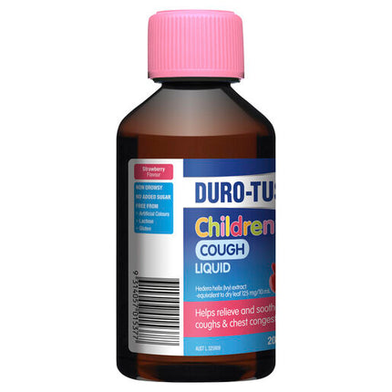 DURO-TUSS Children's Cough Liquid Strawberry 200mL