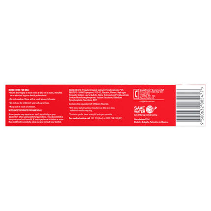 Colgate Toothpaste Optic White Express 125g