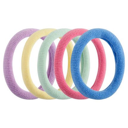 Lady Jayne Pastel Soft Knitted Ponytailers 24 Pack