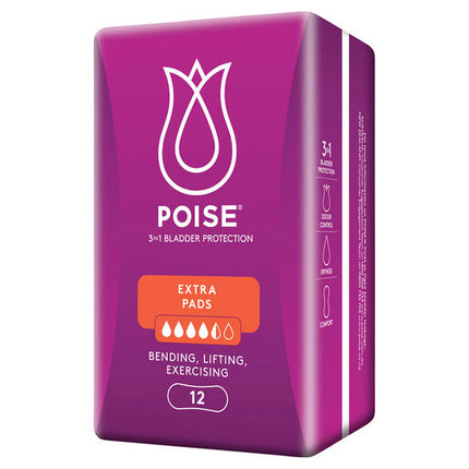 Poise Pads Extra 12 Pack