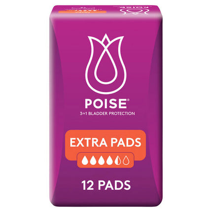 Poise Pads Extra 12 Pack