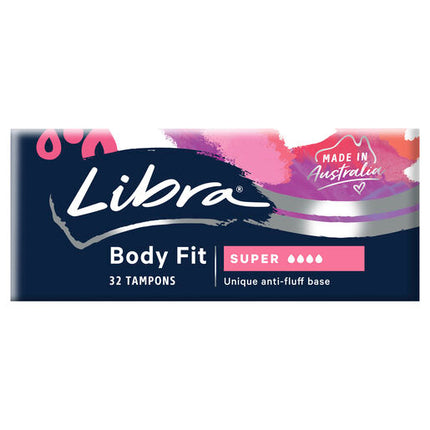 Libra Body Fit Super Tampons 32 Pack