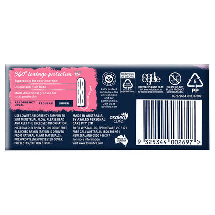 Libra Body Fit Super Tampons 32 Pack