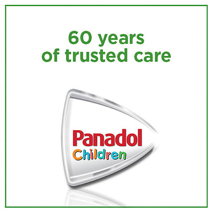 Panadol Children 1-5 Years Suspension, Fever & Pain Relief, Strawberry Flavour, 200 mL