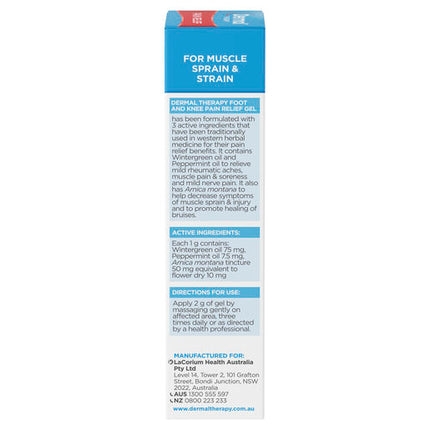 Dermal Therapy Foot & Knee Pain Relief Gel 50g