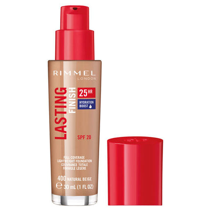 Rimmel Lasting Finish Foundation 25HR 400 Natural Beige