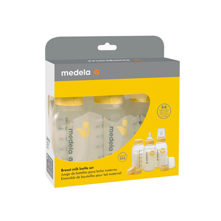Medela Breastmilk Medium Flow Bottle 250mL with Teat 3 Pack