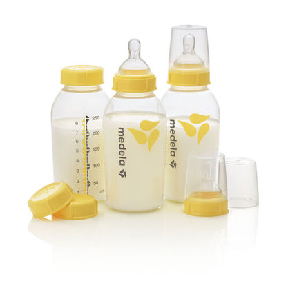 Medela Breastmilk Medium Flow Bottle 250mL with Teat 3 Pack