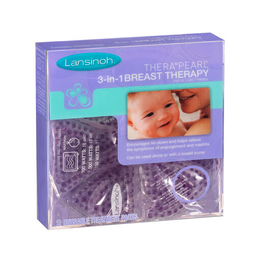 Lansinoh Therapearl 3-in-1 Breast Therapy 2 Reusable Treatment Packs