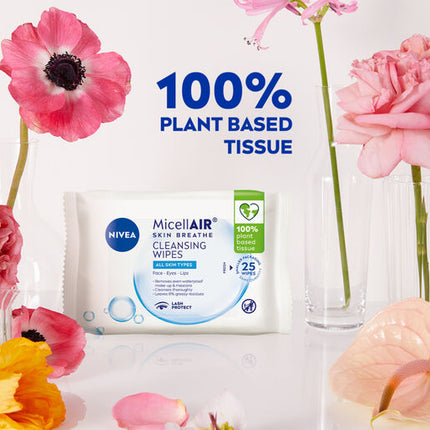 Nivea Daily Essentials Wipes Micellar 25 Pack