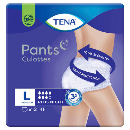 Tena Pants Night Large 12 Pack