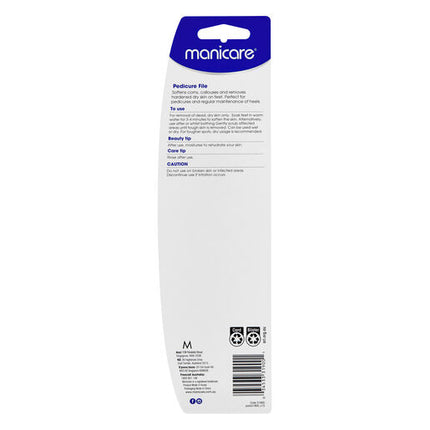 Manicare Stainless Steel Pedicure File