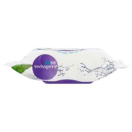 Swisspers Micellar and Coconut Water Facial Wipes 25 Pack