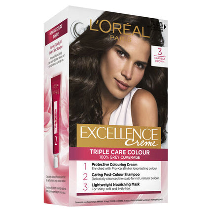 L'Oreal Excellence 3 Darkest Brown