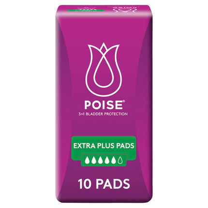 Poise Pads Extra Plus 10 Pack