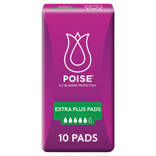 Poise Pads Extra Plus 10 Pack