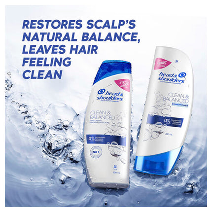 Head & Shoulders Clean & Balanced Hair & Scalp Care Anti-Dandruff Conditioner 200mL