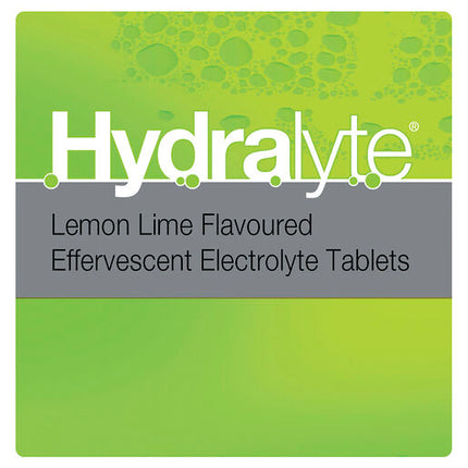 Hydralyte Effervescent Electrolyte Tablets Lemon Lime 20 Tablets