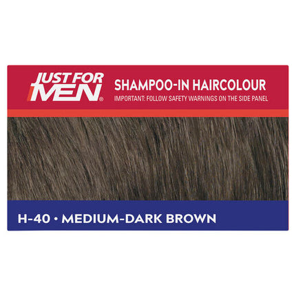 Just For Men Shampoo-In Haircolour H-40 Medium-Dark Brown