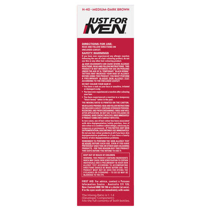 Just For Men Shampoo-In Haircolour H-40 Medium-Dark Brown
