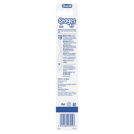 Oral B Kids Toothbrush Stages 2-4 Yr 1 Pack