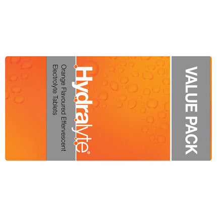 Hydralyte Effervescent Electrolyte Tablets Orange 40 Tablets