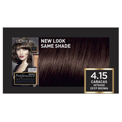 L'Oréal Paris Préférence Permanent Hair Colour - 4.15 Caracas (Intense Deep Brown)