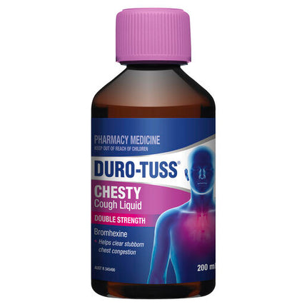 DURO-TUSS Chesty Cough Liquid Double Strength 200mL