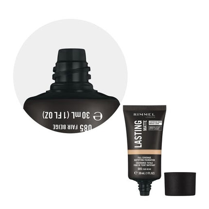 Rimmel Lasting Matte Finish Foundation 085 Fair Beige
