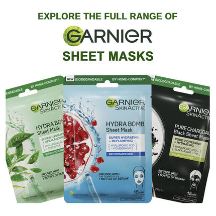 Garnier Hydra Bomb Hyaluronic Acid + Coconut Water Eye Sheet Mask 6g