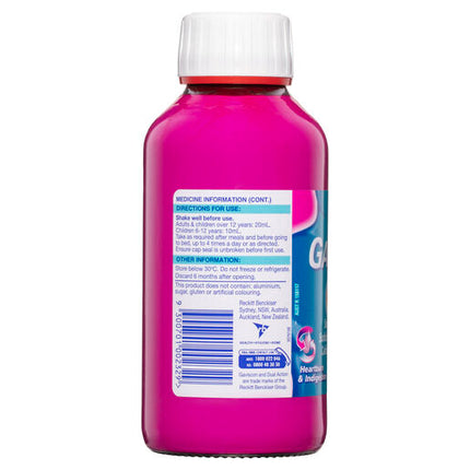 Gaviscon Dual Action Heartburn & Indigestion Relief Peppermint 300ml