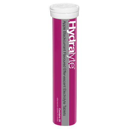 Hydralyte Effervescent Electrolyte Tablets Apple Blackcurrant 40 Tablets