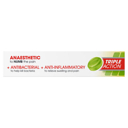 Difflam Plus Anaesthetic Sore Throat Lozenges Pineapple & Lime Flavour 16 Lozenges